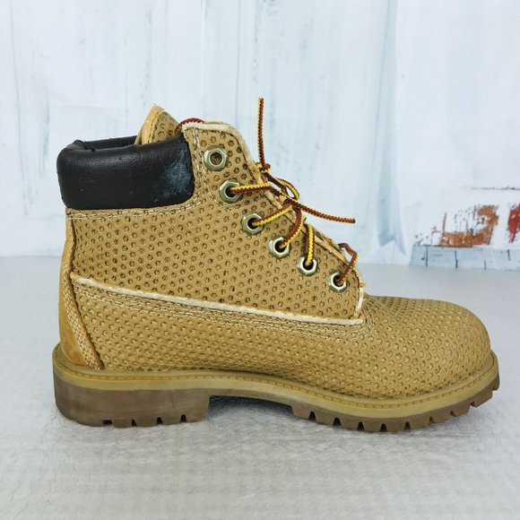 TIMBERLAND Vent Tech Wheat Grade School Boots Size 4.5 27975 - Picture 3 of 7